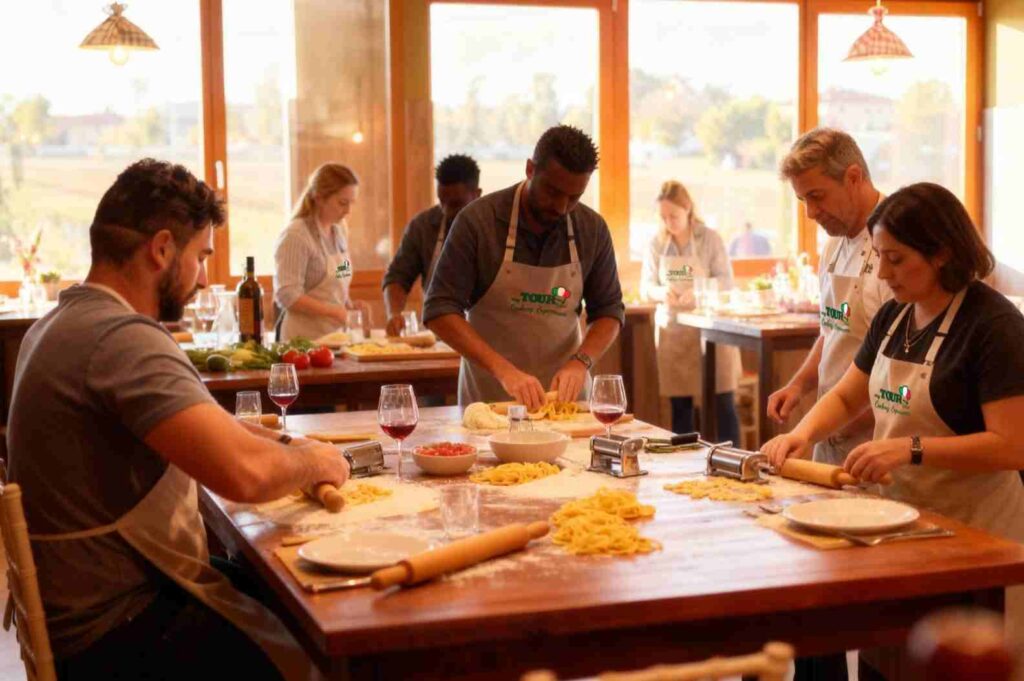 Pasta Cooking Class with Wine