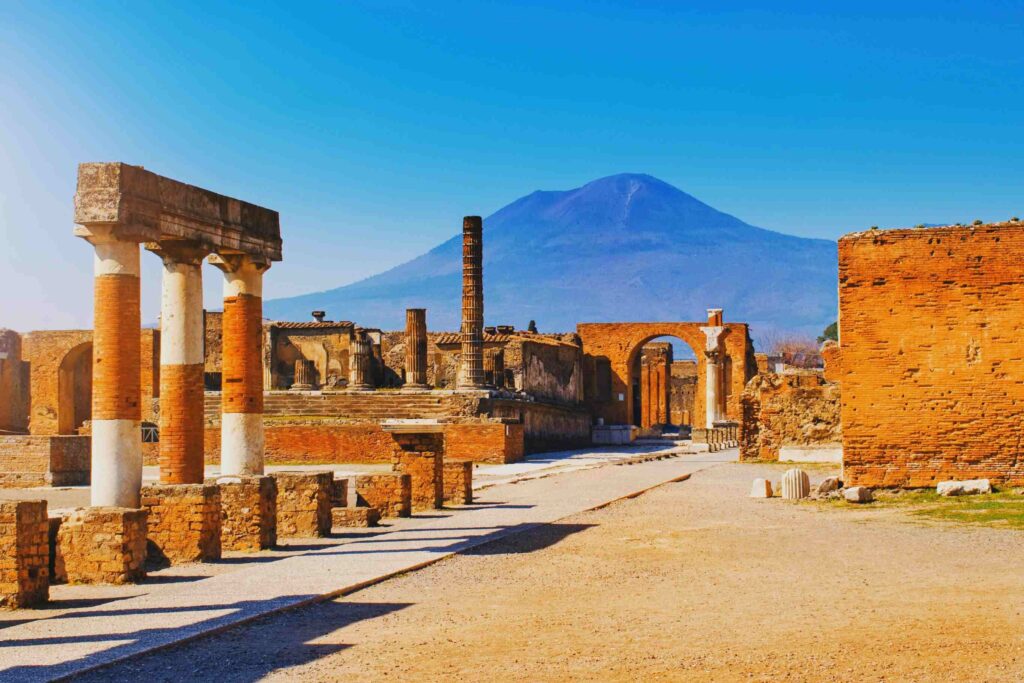 Pompeii and Vesuvius Full Day Guided Day Trip with Lunch